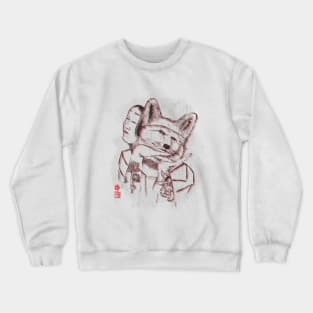 Kitsune Portrait Crewneck Sweatshirt